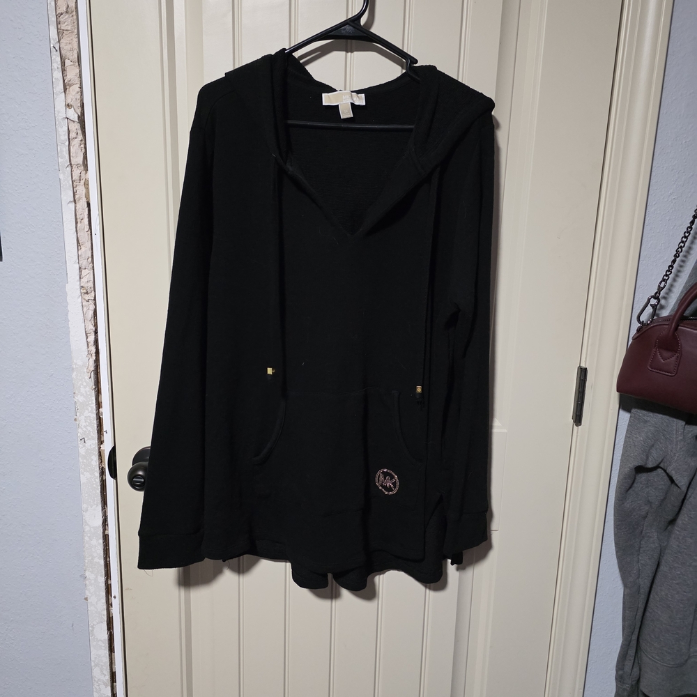 Michael Kors Black Hoodie Sweater